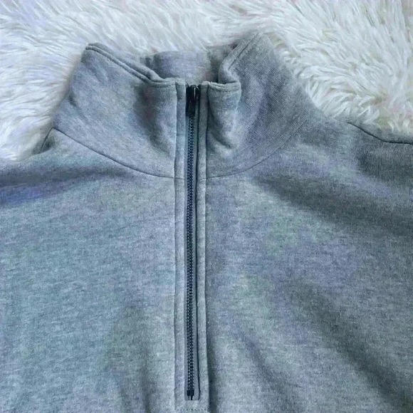 BP Nordstrom’s Quarter Zip Sweatshirt Heather Gray.  Size Medium. - Picture 2 of 6